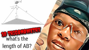 📚♥️GRADE 12 3D TRIGONOMETRY PROBLEM | LAMLEE MATH♥️📚