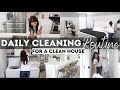 *NEW* DAILY CLEANING ROUTINE | EASY HABITS FOR A CLEAN HOME | ALL DAY CLEAN WITH ME 2021