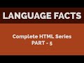 Part-5 Using of List tag in HTML||Complete HTML Series