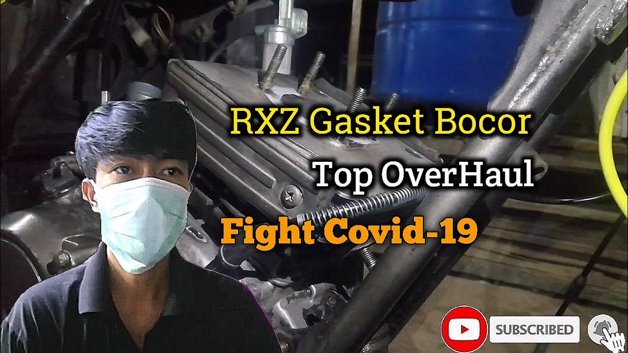 Overhaul Rxz YAMAHA - Rxz Tukar Gasket | top overhaul - YouTube