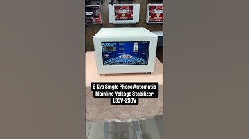 Pulstron 6 Kva Single Phase Automatic Mainline Voltage Stabilizer 135V-290V #voltagestabilizer
