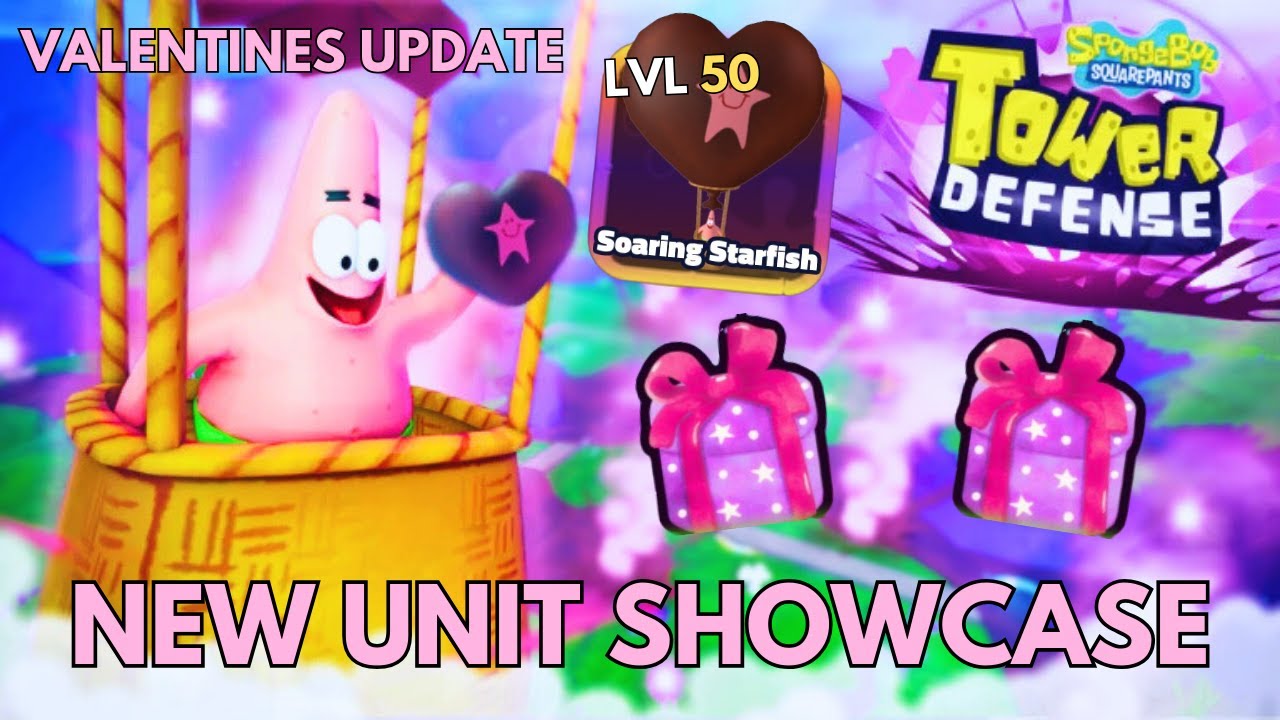 THE NEW UNIT SOARING STARFISH IS PRETTY OP IN SPONGEBOB TD!