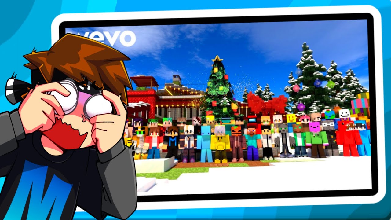 🎤 FELIZ NAVIDAD A TODOS 2025 ft. 100 YOUTUBERS🎵🎄ESPECIAL NAVIDAD | Mazer Reacciona a ELOYT