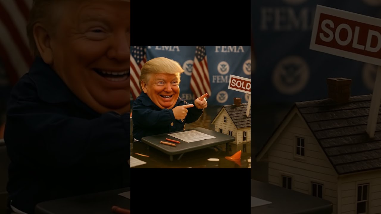  TINY TRUMP Calls TEXAS FLOODS GOLD While NOEM Fumbles FEMA