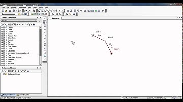 StormCAD - 02 - Draw schematic network