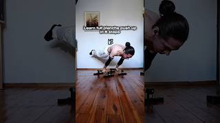 Full planche push ups with simple steps 👌🏻#calisthenics #tutorial #ngup #sport #planche #howto