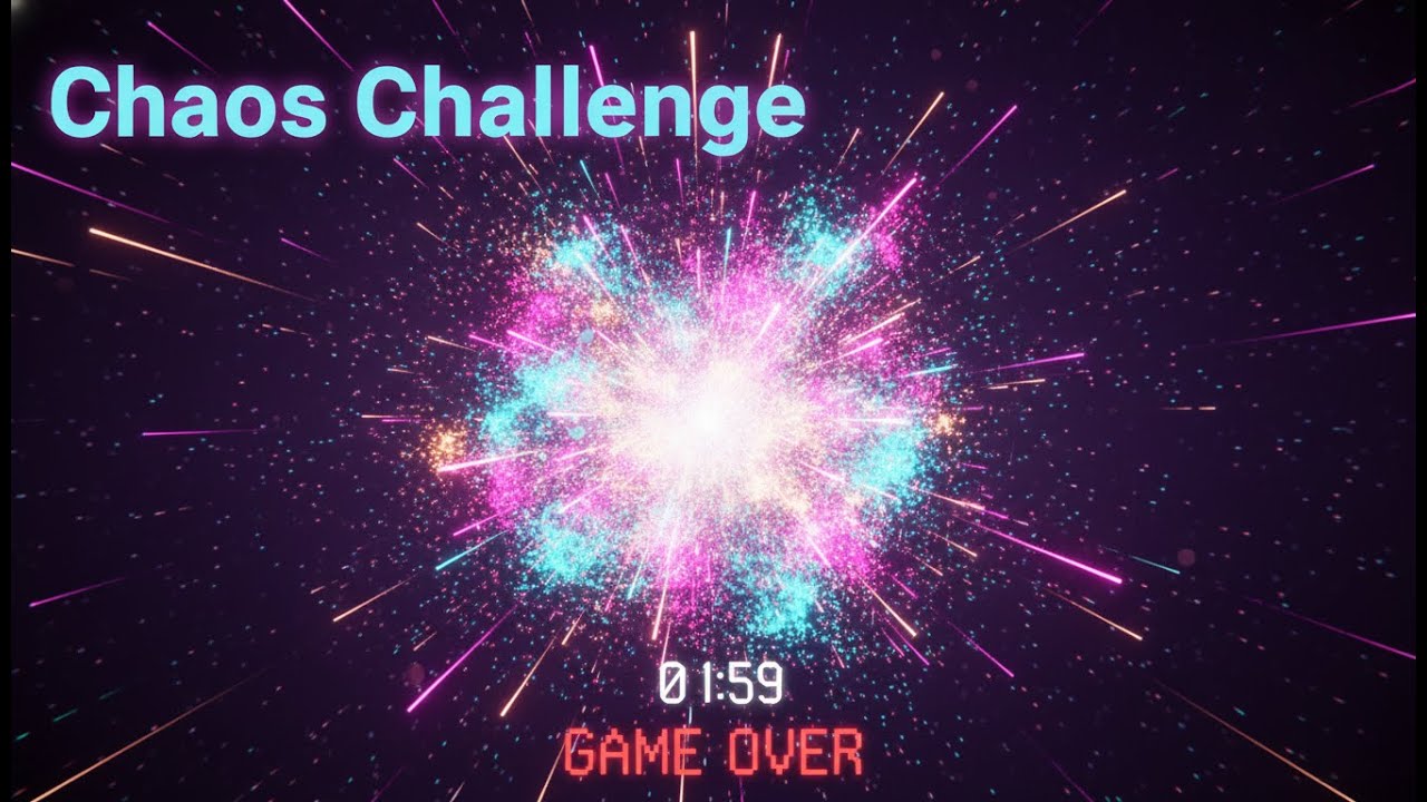 Chaos Challenge: The 2-Minute Galactic Fireworks Mayhem! 🤯
