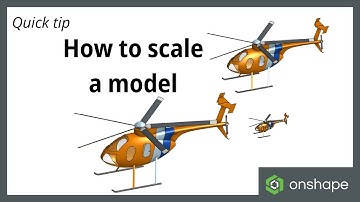 How to scale a model in Onshape
