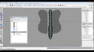 1.Creating and Animating a butterfly in Maya with Motion Paths