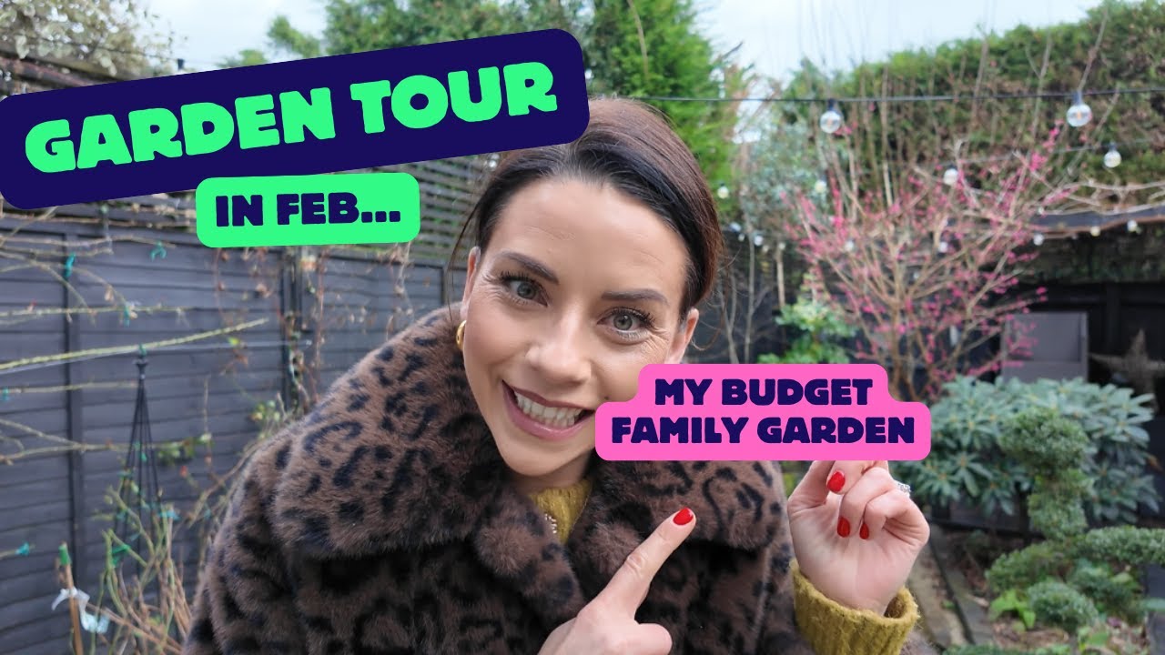 My Feb Garden Tour -  Budget Family Garden