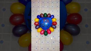 I Love You Balloon With Mini Colorful Balloons Pop Reverse Asmr Satisfying