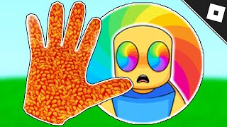 How to get the GOOFY GLOVE & CHAOS BADGE   SHOWCASE in SLAP BATTLES | Roblox