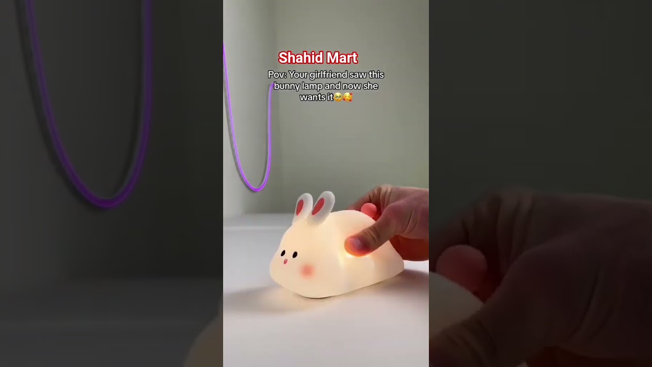 *Silicone Rabbit Lamp 🐇 *(Rechargeable)