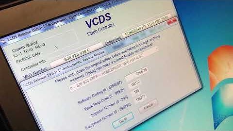 Audi TT 8J Mk2 - Change cluster coding from FWD fuel tank to AWD fuel tank