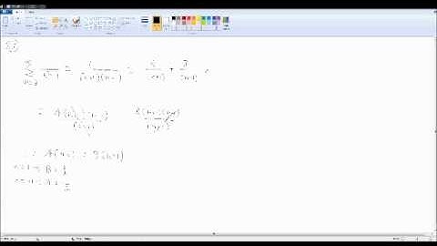 finding sum of convergent telescopic series part 1