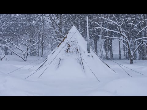 Winter Camping in a Snowstorm | Ep.12