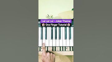 "Lai Lai Lai" 🃏 Best Joker Theme (Easy Piano Tutorial)
