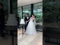 結婚式から丸一年♡陽気なケーキ入刀🎂笑#wedding #weddingdress #weddingvideo #結婚式 #結婚式演出 #ケーキ入刀#lalalalovesong #結婚式bgm