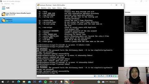 Manajemen User dan Group menggunakan perintah / command line