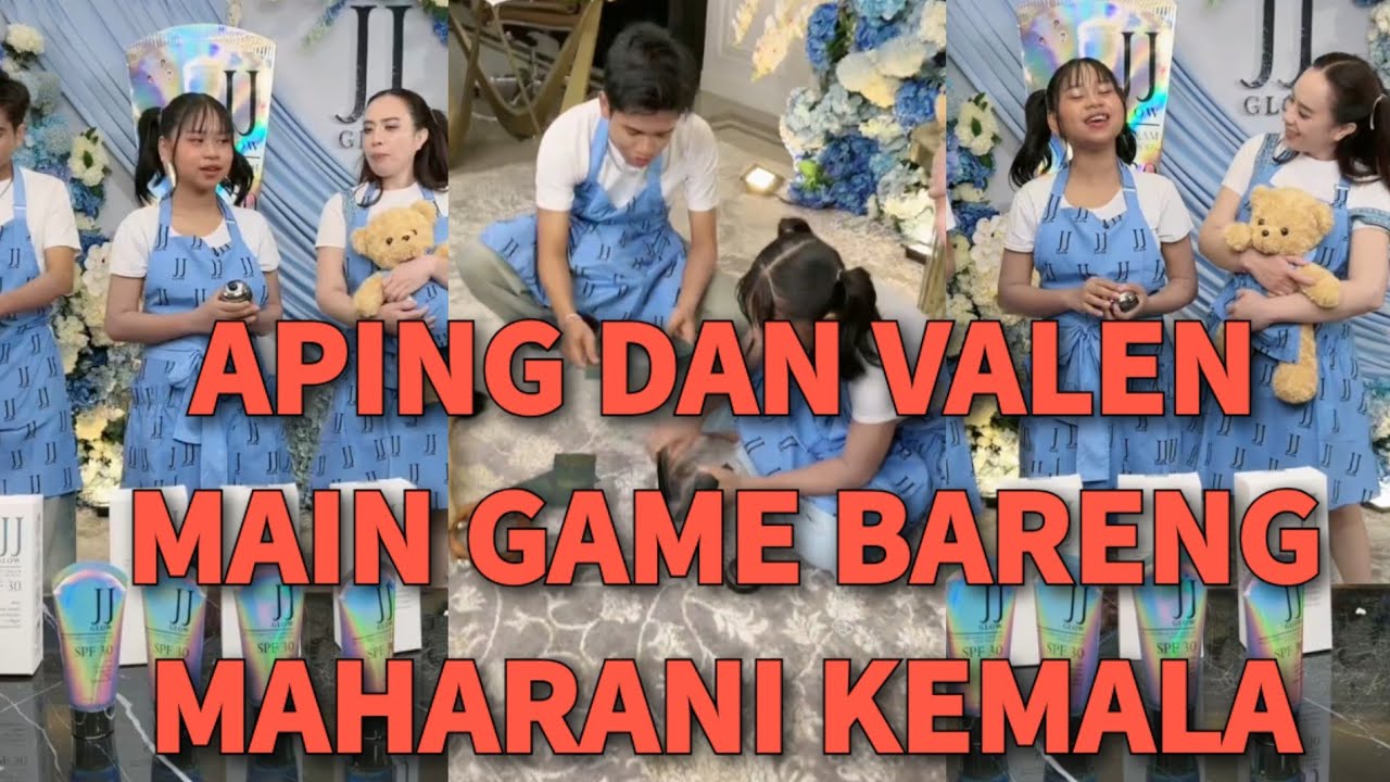 KABAR‼️SUARA APRIL MENGGELEGAR DAN VALEN DENGAN APING MAIN GAME BARENG MAHARANI KEMALA