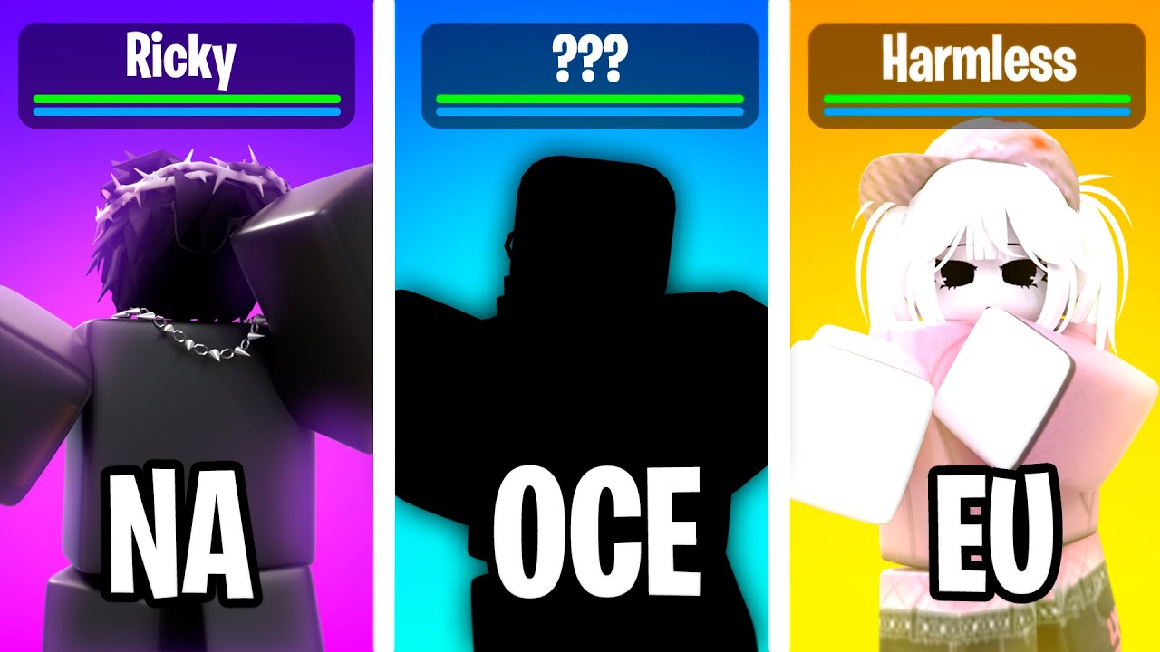 1v1ing the BEST Players from Each Region in Roblox Rivals!