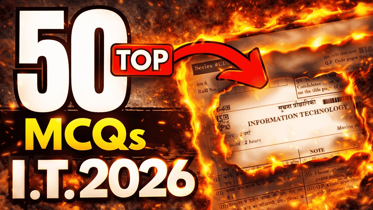 Class 10 I.T (402) : Top 50 MCQs *MOST IMPORTANT* | 100% gauranteed 📈 | CBSE Board Exam 2026