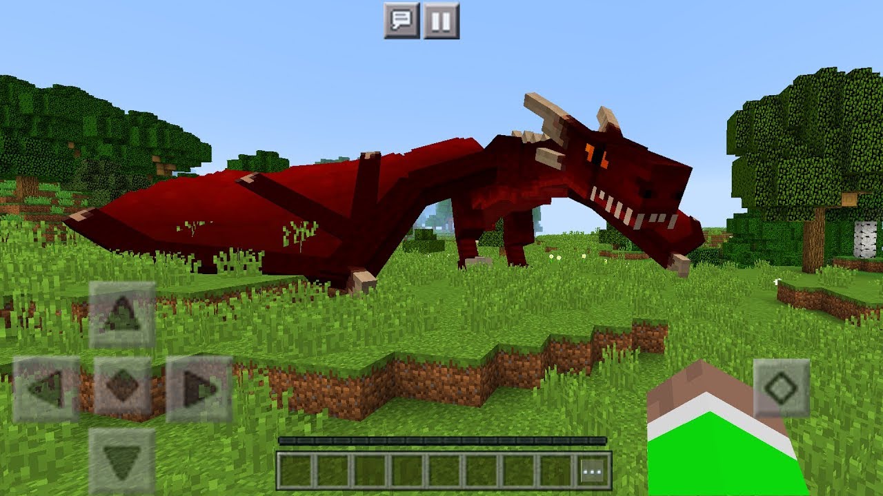 How To Ride A Dragon In Minecraft Pocket Edition Concept Youtube