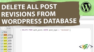 How to Remove All Post Revisions in WordPress Database using phpMyAdmin