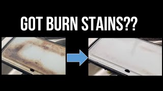 LIKE MAGIC! Clean ceramic griddle pan burn stains