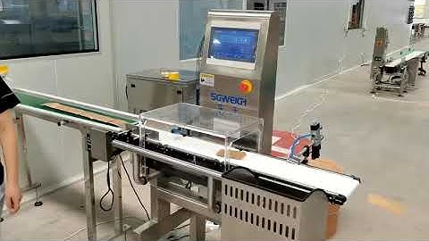 Checkweigher for Light and Thin Sachets Quality Control Weighing System