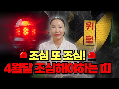 [🚨주의🚨] 2025년 4월달 조심 또 조심해야하는 띠 호명합니다🔥/일산용한점집 [더샤머니즘]