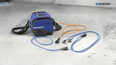 Geberit electrofusion tool ESG light - Functionality