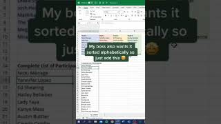 work Smart at corporate office #excel #training #tipsandtricks