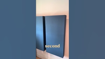 @AQWUZHERE Recording Studio Install Complete with 10 of our 4” Fabric Dulce Ensign Bass Traps!