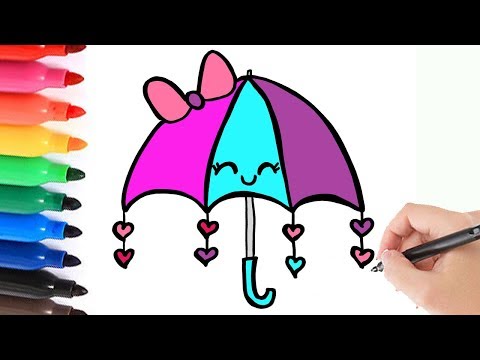 Video: Hoe Teken Je Een Paraplu