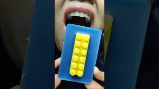 Asmr Magic, Squid Game Yellow Block On Blue Chocolate Bar 635