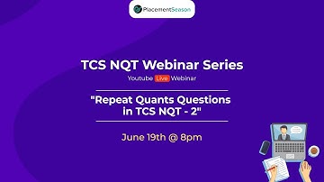 TCS Ninja NQT Repeat Quants Questions - Part 2