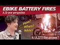 Grins perspective on ebike battery fires 20 years of experience  live from the bc bike show