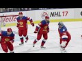 NHL 17 Финал кубка мира. Торжественное вручение трофея.Россия!