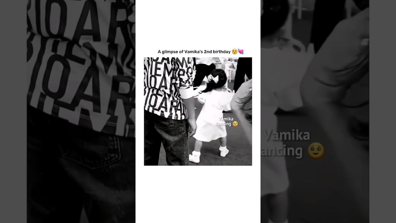 Virushka's daughter Vamika's video from her 2nd birthday party ❤️♾️ | 