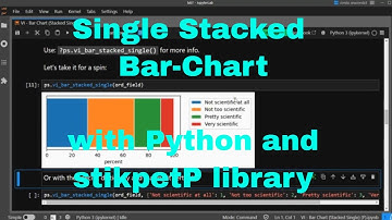 Python - Bar Chart - Stack Single Variable with stikpetP