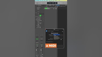LOGIC PRO X - How to  Using External Instrument Plug In #synth #logicprox #hardware  #sounddesign