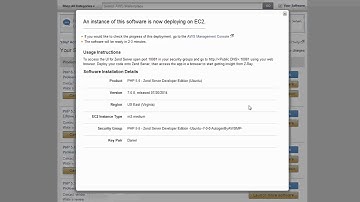 Getting Started with Zend Server on AWS