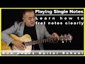 Total Beginners Guitar. Play single notes clearly.