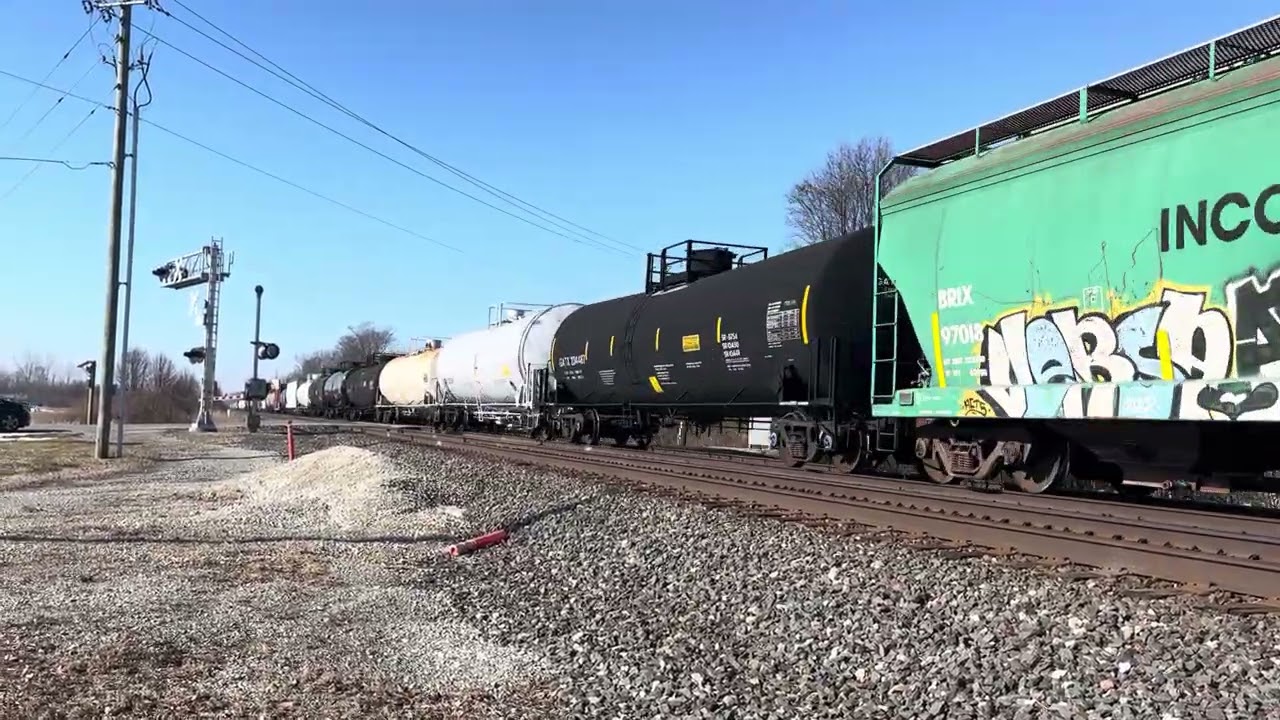 CSX M332 clears McCordsville on Friday afternoon. 