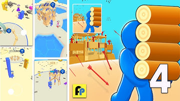 Stack Build IO : Brick Castle - Walkthrough Gameplay Part 4 Tutorial