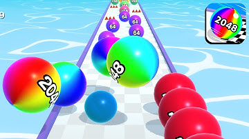 Ball Run 2048 - All Levels Gameplay Android, iOS ( Levels 189 - 208 )
