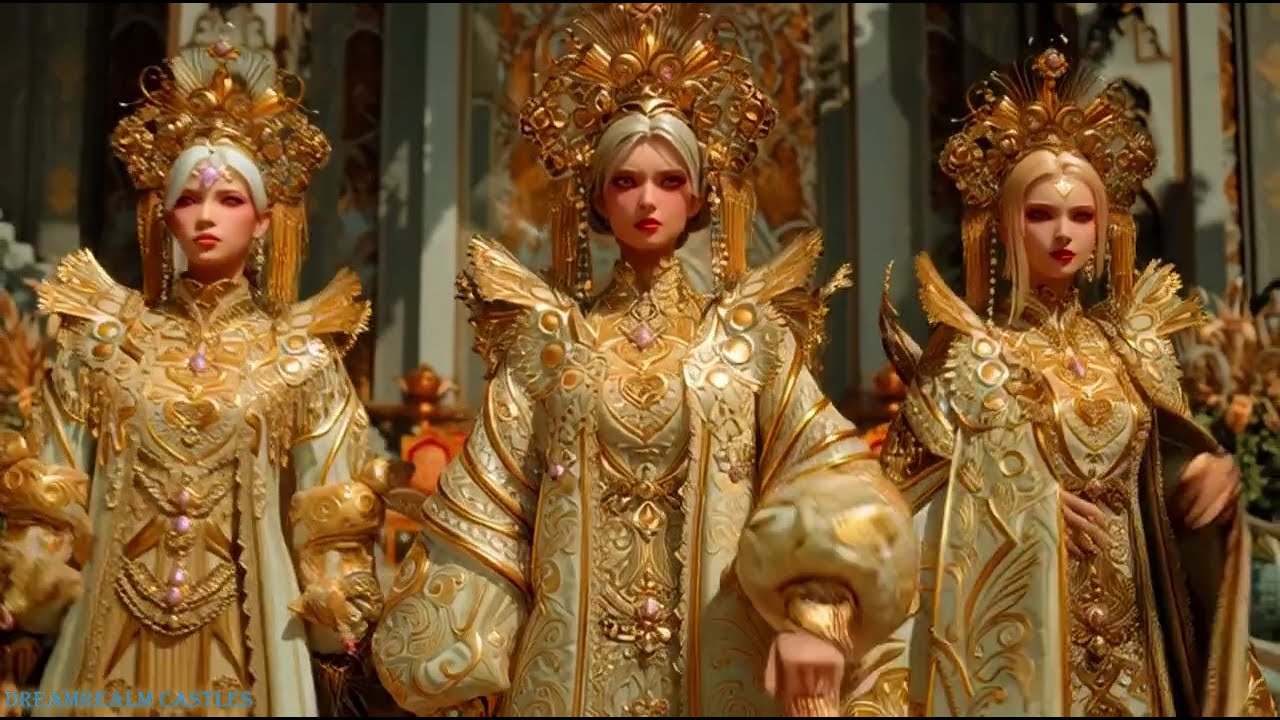✨ The Most Beautiful Celestial Palace Ever Created | Heaven’s Golden Blue Prestige (4K)
