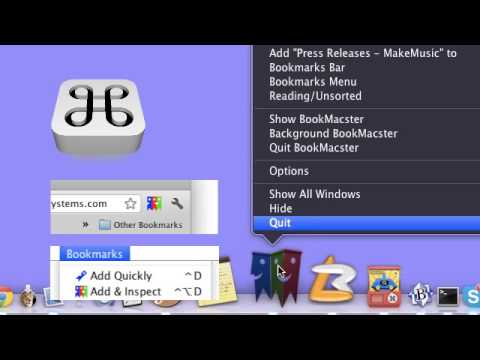 BookMacster as a Central Bookmarks Store