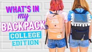What’s in My Backpack COLLEGE Edition! | Back to School 2019